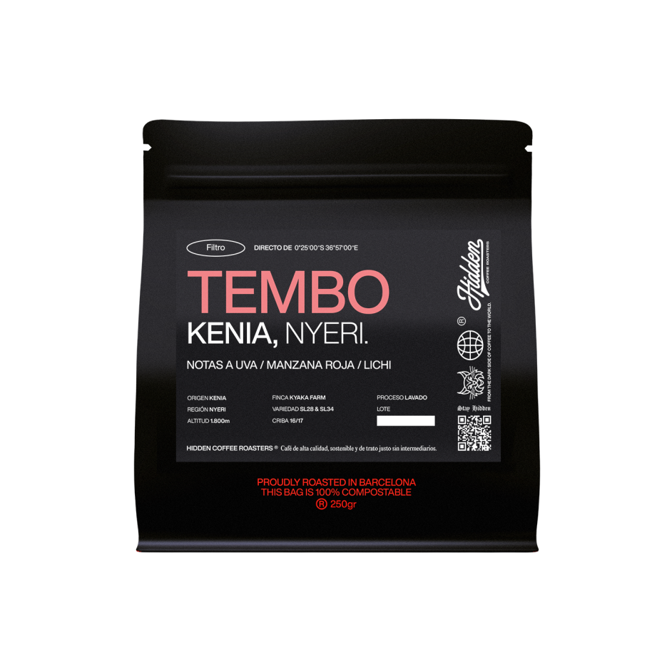 Café de especialidad Tembo, formato 250gr de Kenia
