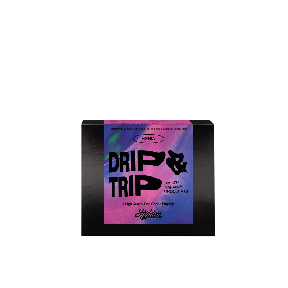Drip&Trip, 7 bolsas de drip coffee de Hidden Coffee Roasters.